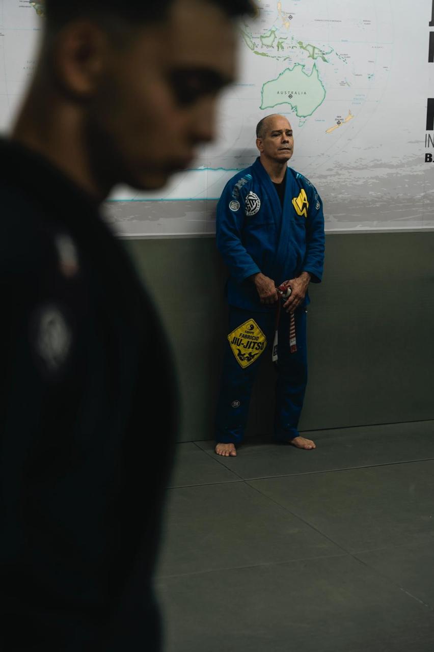 Mestre Fabricio no tatame