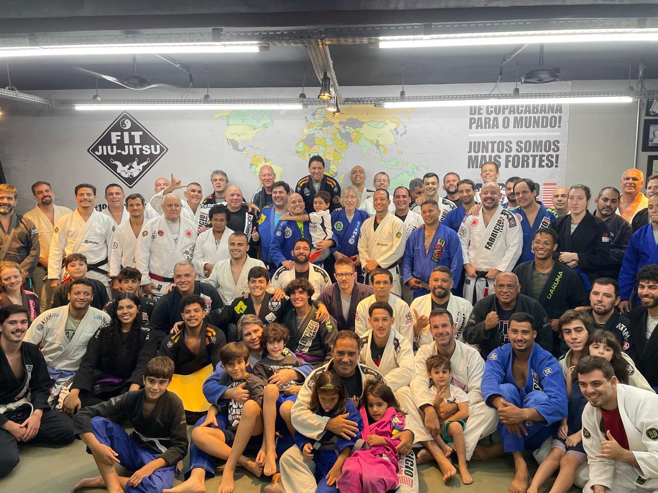 Grande confraternização da equipe